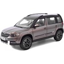 Abrex škoda Yeti FL Outdoor 2013 ŠedoMetalíza časopis s modelem zelená 1:18