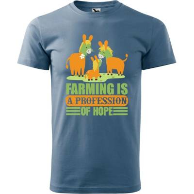 Dobrý Triko pánské tričko Farming Denim
