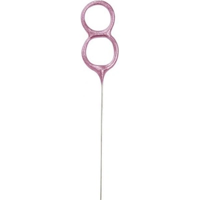 Prskavka č. 8 růžová