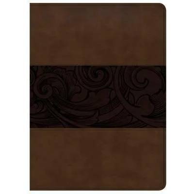 CSB Study Bible, Mahogany Leathertouch | Holman Bible Staff