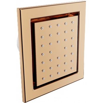 Mexen вграден страничен душ, розово злато - 79365-60 (79365-60)