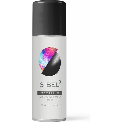 Sibel Hair Colour barevný sprej na vlasy černá
