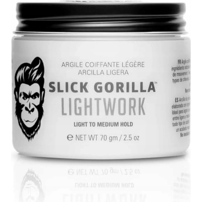 Slick Gorilla LightWork Light to Medium matná hlina na vlasy 70 g