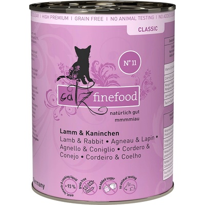 catz finefood Jehněčí & králík 24 x 400 g