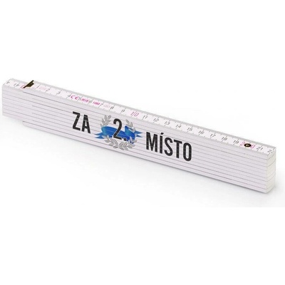 Metrie Block 52 Skládací metr s potiskem Za 2. místo 2 m