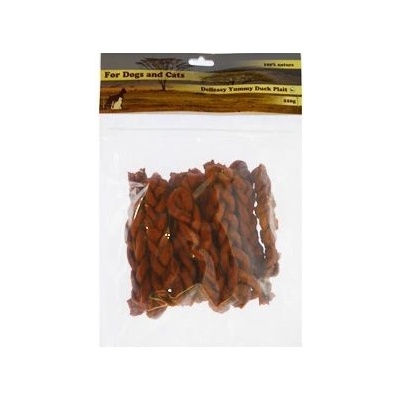 For Dogs and Cats Pletenec z kačacieho mäsa 220 g