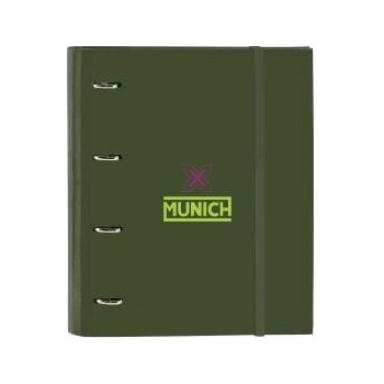 Munich Папка с пръстени Munich Bright khaki Зелен 27 x 32 x 3.5 cm