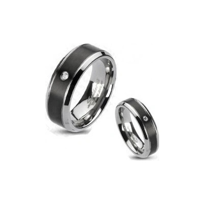 Steel Edge Titánový prsteň Spikes 3582