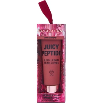 Revolution Beauty КОМПЛЕКТ MAKE UP REVOLUTION Lip Balm Juicy Peptide Gingerbread Глос блясък за устни дамски 8ml