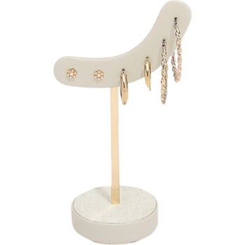 Stackers Поставка за обеци Stackers ленена светлобежова (76379)