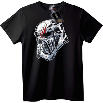NOONEBRAND Тениска Черепен войн - 4XL, White