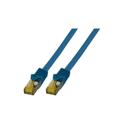 EFB-Elektronik RJ45 Patchkabel S/FTP, Cat. 6A, LSZH, Cat. 7 Rohk. , 1m, blau (MK7001.1BL) (MK7001.1BL)