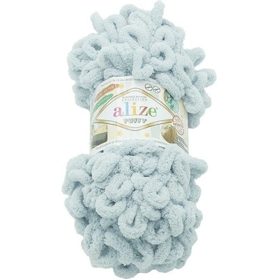 Vlnika Puffy 100 g, 416 svetlo šedá