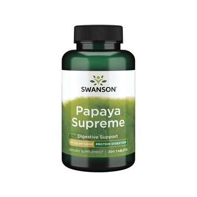 Swanson Papaya Supreme 300 tabliet 50 mg