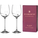 Swarovski Diamante sklenice na bílé víno Romance s kamínky 2 x 330 ml