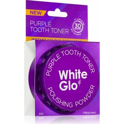White Glo Purple Tooth Toner Polishing Powder bielenie zubov 30 g