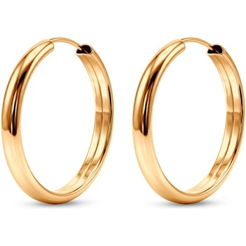 SAVICKI Леки златни обеци халки savicki 585, 2 см