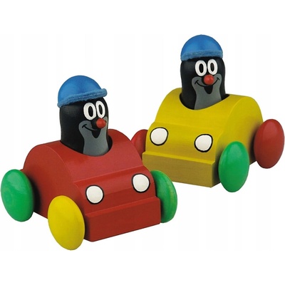 Detoa Krteček a chytrý automobil 13384, dřevěný