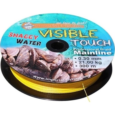 Imperial fishing pletená šnúra visible touch snaggy water 1800 m 0,30 mm