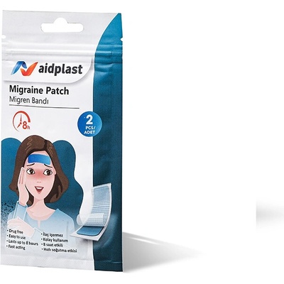 Aidplast náplasť na migrény 2 ks