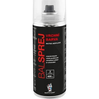 BARVY A LAKY HOSTIVAŘ vrchní barva ve spreji, Ral 9010 bílá mat, 400 ml