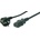LogiLink Захранващ кабел, CEE 7/7 (90 ) съгласно IEC C13, 1, 8 м