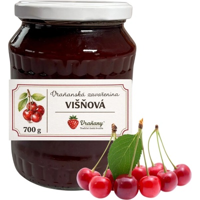 Farma Vraňany Vraňanská višňová zavařenina 700 g