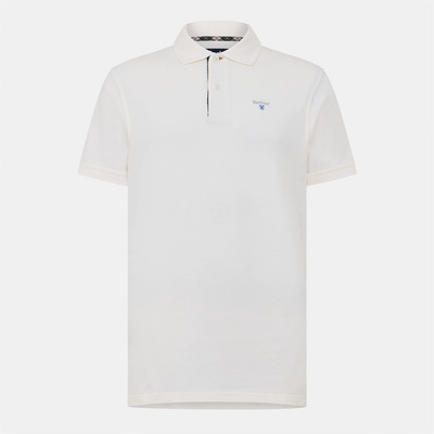 Barbour Блуза с яка Barbour Mens Sports Polo Mix Shirt - Whisper White