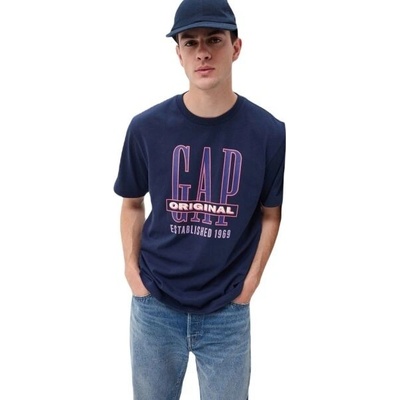 GAP TALL LOGO pánské tričko tmavě modrá