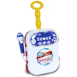 Bontempi Караоке количка Bontempi с MP3, запис на звук, 10 мелодии, 9 песни, светлинни ефекти (425010)