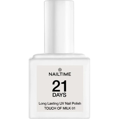 Nailtime 21 DAYS UV 01 Polish Touch of Milk 8 ml