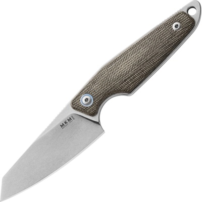 MKM MAKRO 2 Green canvas Micarta BÖHLER M390 - MOD. SHEEPSFOOT MK MA02-GC