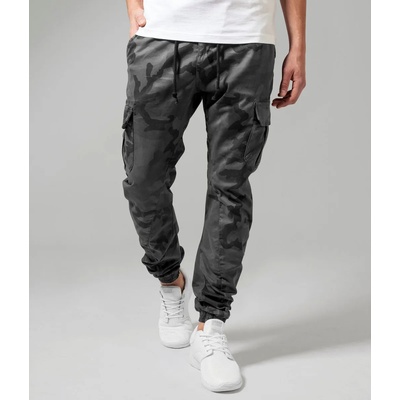 Urban Classics мъжки панталони URBAN CLASSICS - Camo Cargo джогинг - TB1611-grey камуфлаж