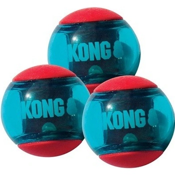 Kong Squeezz Action Red Small 3 ks 5 cm