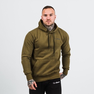 GymBeam Суичър Athlete Military Green Black XL