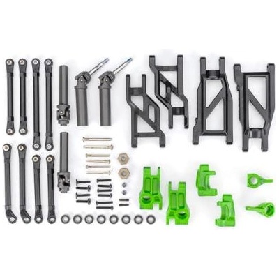 Traxxas Комплект за преобразуване на шаси Traxxas HD зелен (за модели Rustler и Stampede)