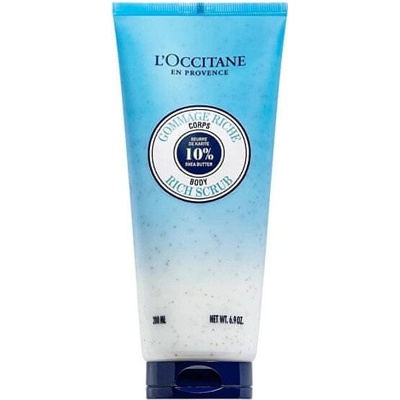 L'Occitane Shea Butter 10% Body Rich Scrub tělový peeling 200 ml