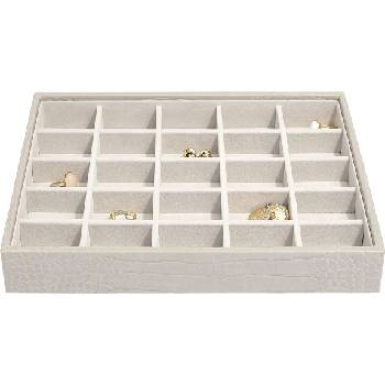 Stackers Ковчеже за бижута Stackers Croc 25 камери cлassic сивкаво (74348)