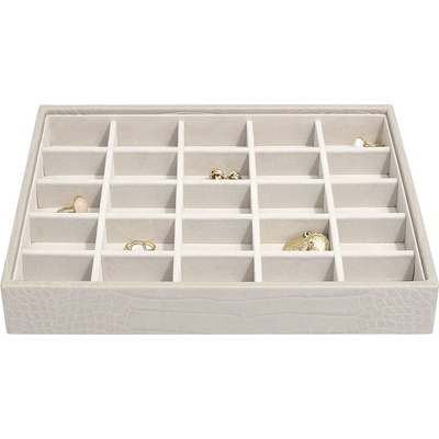 Stackers Ковчеже за бижута Stackers Croc 25 камери cлassic сивкаво (74348)