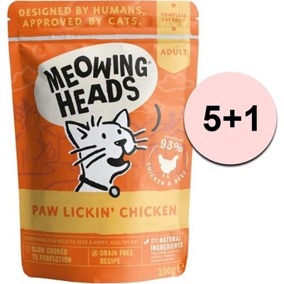 Meowing Heads Paw Lickin’Chicken 100 g