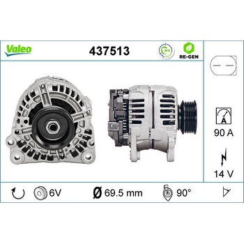 Alternátor VALEO 437513