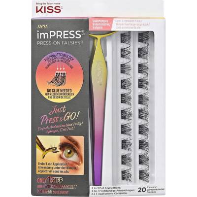 KISS Umělé trsové řasy imPRESS Press on Falsies Kit 02 – Zboží Dáma