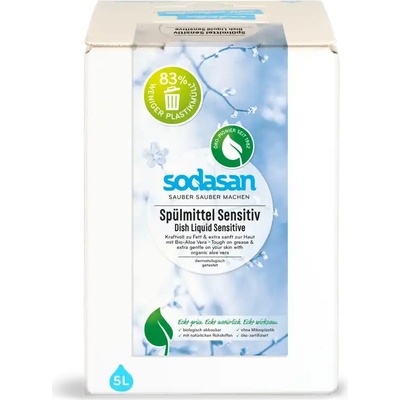 Sodasan tekutý prostředek na nádobí, sensitive 5 l