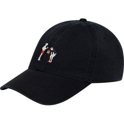 DEDICATED Шапка с козирка Dedicated Soft Cap Slussen Cap - Bbq Black - размер One Size (904-3601-0511)
