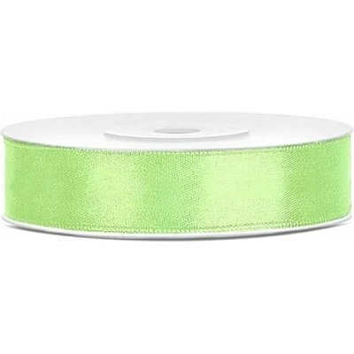 Saténová stuha limetková 12 mm x 25 m