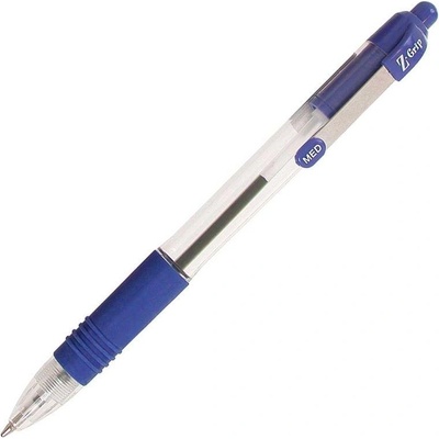 Zebra Zebra Химикалка Z-Grip, прозрачна, 1.0 mm, синя (1005120802)