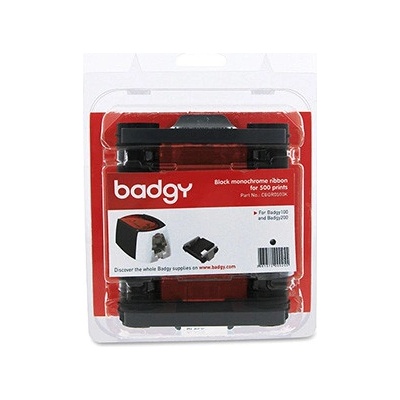 Badgy originální páska do tiskárny karet, CBGR0500K, černá, Badgy 100, 200