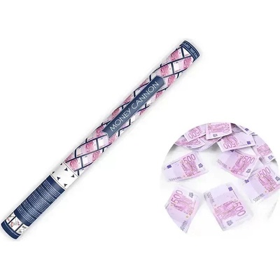 Vystreľovacie konfety Eurobankovky 60 cm