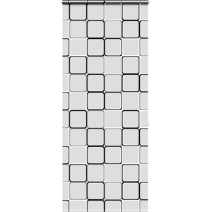 vidaXL Ролетна щора за душ с касета 110x240 см Ширина на плата 106 см (4015046)