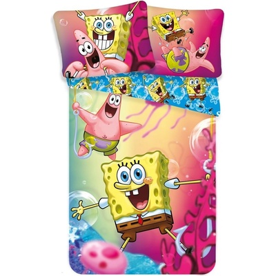 Jerry Fabrics Obliečky Spongebob Spongebob 140x200 70x90